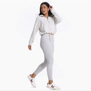 Vuori Sedona Half Zip Sweater In Salt Small